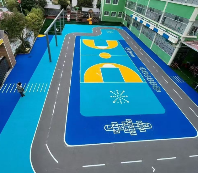 吉安市预制型跑道混合型塑胶跑道 - 方案